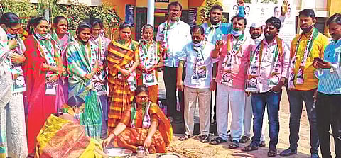 The NCP made bread on the streets