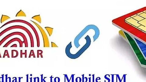 Aadhar link to Sim card