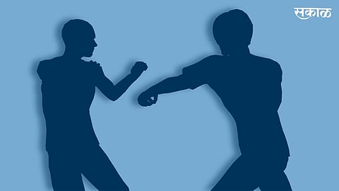 Fighting two groups in Jagtap nagar crime marathi news