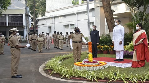 Republic Day 2021: मुख्यमंत्री उद्धव ठाकरेंच्या हस्ते वर्षा निवासस्थानी ध्वजारोहण