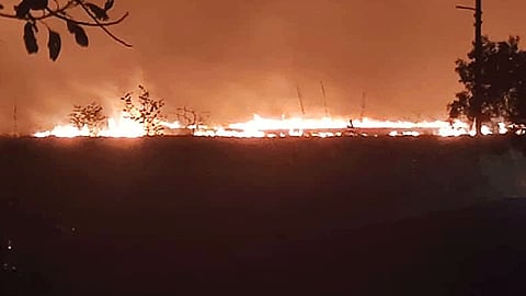 Fire Jaitapur Atomic Energy Project