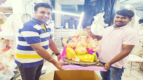 नवी मुंबईतील गणेशमूर्तींना बॅंकॉकमध्ये मागणी