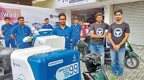 Hybrid ceramic wash that will enhance the shine of the car