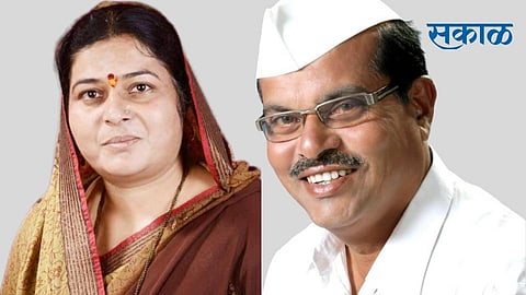 Ambadas Pisal has won from Karjat Taluka Society constituency of District Bank by one vote