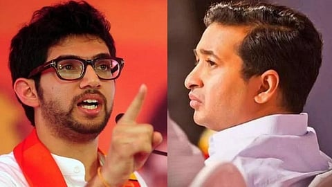 nitesh rane tweet criticized by aditya thakare