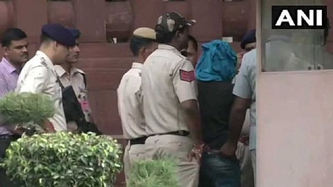 man tries to enter parliament with bullets arrested security winter session