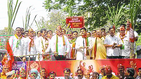 chandrakant patil criticism on ajit pawar in kolhapur