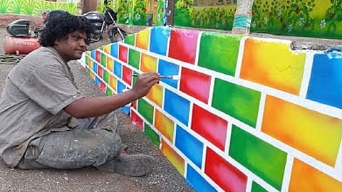 education department has directed all government schools in the state to do painting work.