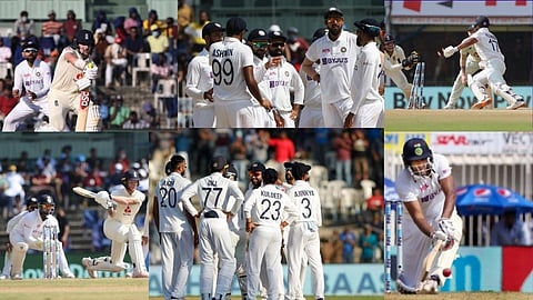  India vs England 2nd Test,  ind win test  series level, ICC WTC Point Table, Ashwin,Axar,Kohli,Joe Root  