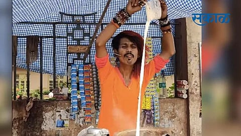  tea seller,  rajinikanth style, viral video