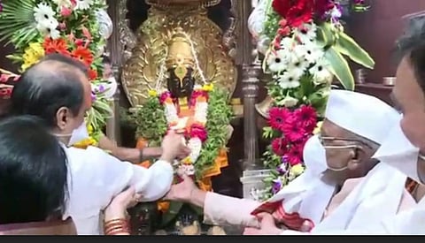 Bhoyar couple worships Vitthal with Deputy Chief Minister Ajit Pawar