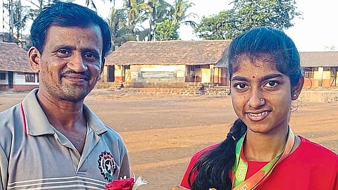The first runner Kranti Mhaskar in the state to practice in the field