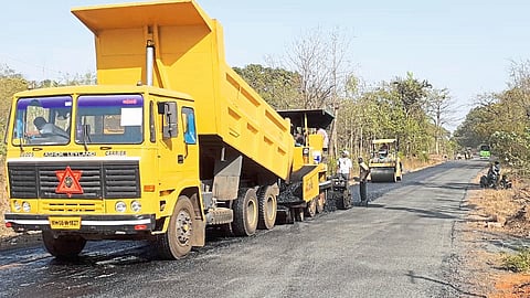Sangmeshwar Kolhapur Road Construction Work Starts