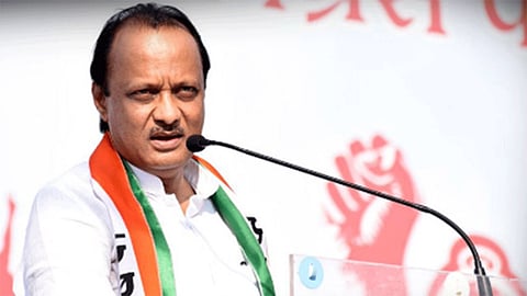 There Was Large Group Of Ajit Pawar In Sangli