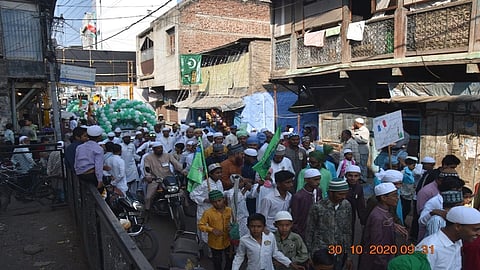 Eid-e-Milad procession at malegaoan