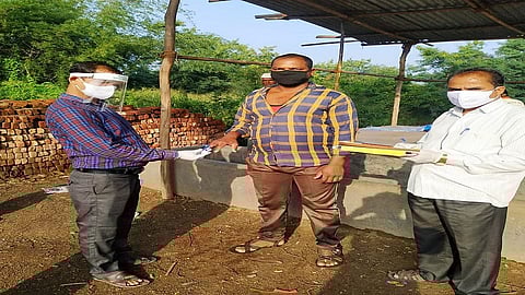 Five and a half percent of the villagers in Donde suspects from house to house testing