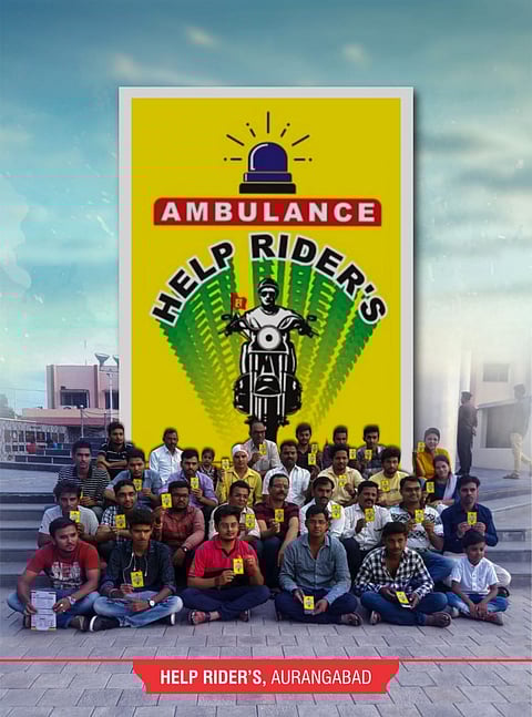 Help Rider Giving Lunch Box to Patient Aurangabad Corona News 