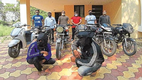 Motorcycle thieves arrested