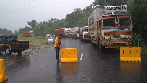 Many major rivers on the Mumbai Goa highway flooded  bridge over the river Anjanari  Bawandi and Arjuna