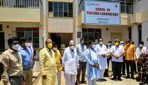 The first laboratory of corona testing was started in Belgaum