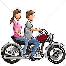 couple on bike