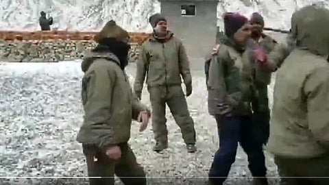 india galwan valley holi in galwan valley