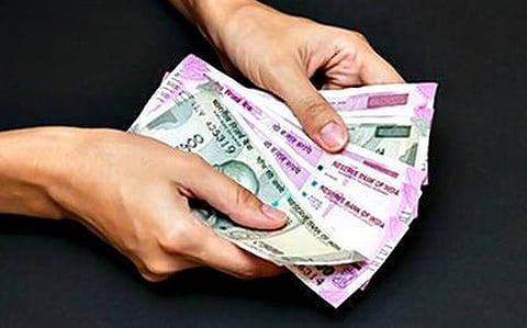 Health officers and staff were waiting for salary