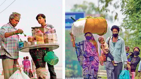 स्थलांतरित कामगार, छोट्या शेतकऱ्यांना आधार; फेरीवाल्यांना बीजभांडवल 