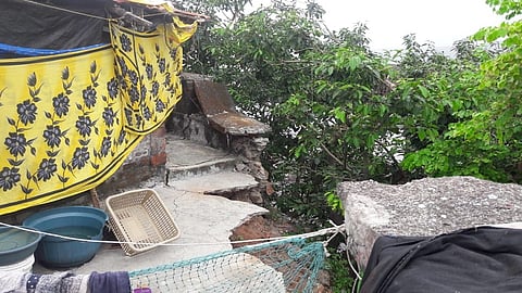 wall of fattegad in konkan area destroyed before 2 months but not recovered from administration in ratnagiri
