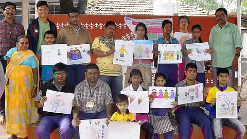 The sakal media drawing competition received an overwhelming response in kolhapur