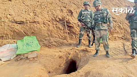 सीमेलगत भुयार सापडले; घुसखोरीचा कट उधळला 