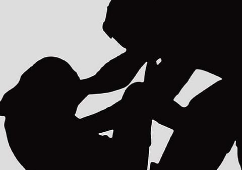 Student attack on teacher for grabbing a copy