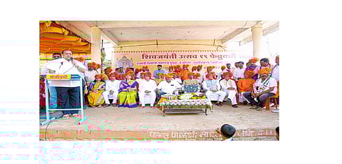 35 Lakh Funding For Mahagao : Musharif Kolhapur Marathi News