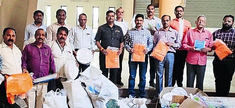 Three tons of plastic confiscated at Sangamner