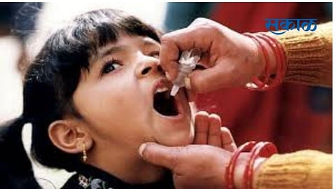 धुळ्यात महापालिकेची मोहीम; ५३ हजार बालकांना पोलिओ डोस 