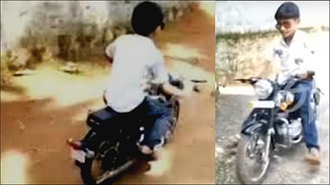Dad from Kerala Builds Mini Royal Enfield Electric for His Son