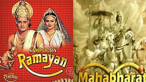 television ramayan and mahabharat re telecast in lockdown complets one year break records.jpg