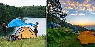 summer camping trip