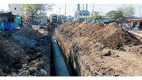 कस होणार जळगावचं ! तीन वर्षांत ‘अमृत’चे केवळ ७२ टक्के काम 