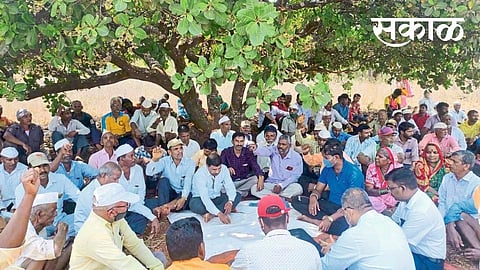 The Work Of Uchangi Project Was Stopped By The Project Affected People Kolhapur Marathi News
