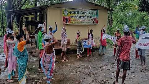 The Ghatghar project affected tribal farmers movement was a success