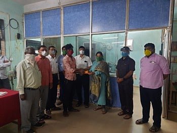 aadivasi family home damage