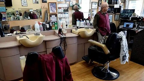 Corona restrictions put salon business in financial trouble Nashik Marathi News