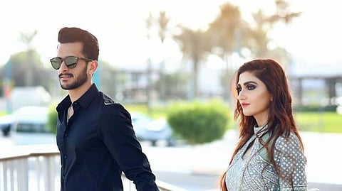 Hassan Ali and his Indian fiancee do a pre wedding photo shoot in Dubai