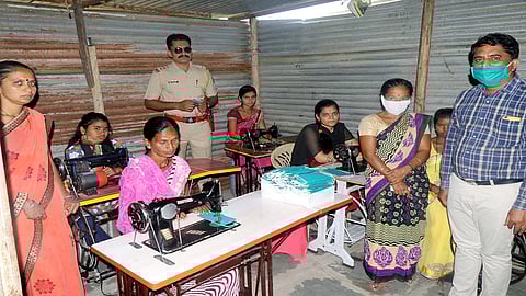 Employment of 35 women through Community Police and Dhawal Revolution