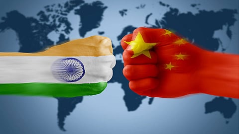 India, China, army  