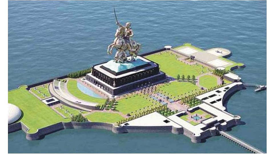 अरबी समुद्रातील पुतळा... या सम हाच!