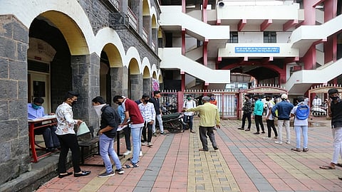 Students who passed 10th were given marksheet and LC in Schools