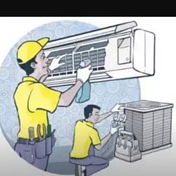 Repairing Work of AC Through Portal