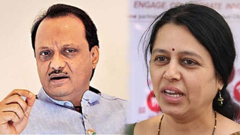 ajit pawar and medha kulkarni.jpg